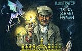 Detail from the cover of the 25th anniversary edition of 'Hershel and Hanukkah Goblins.' (JTA)