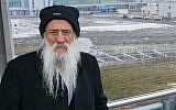 Rabbi Yosef Mendelevitch at St. Petersburg's Pulkovo Airport, Nov. 30, 2014. (Cnaan Liphshiz/JTA)