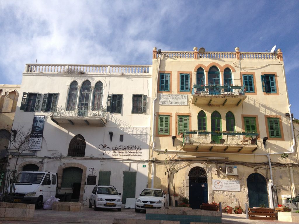 The Al-Mutran guesthouse in Nazareth's market quarter (photo credit: Jessica Steinberg/Times of Israel)