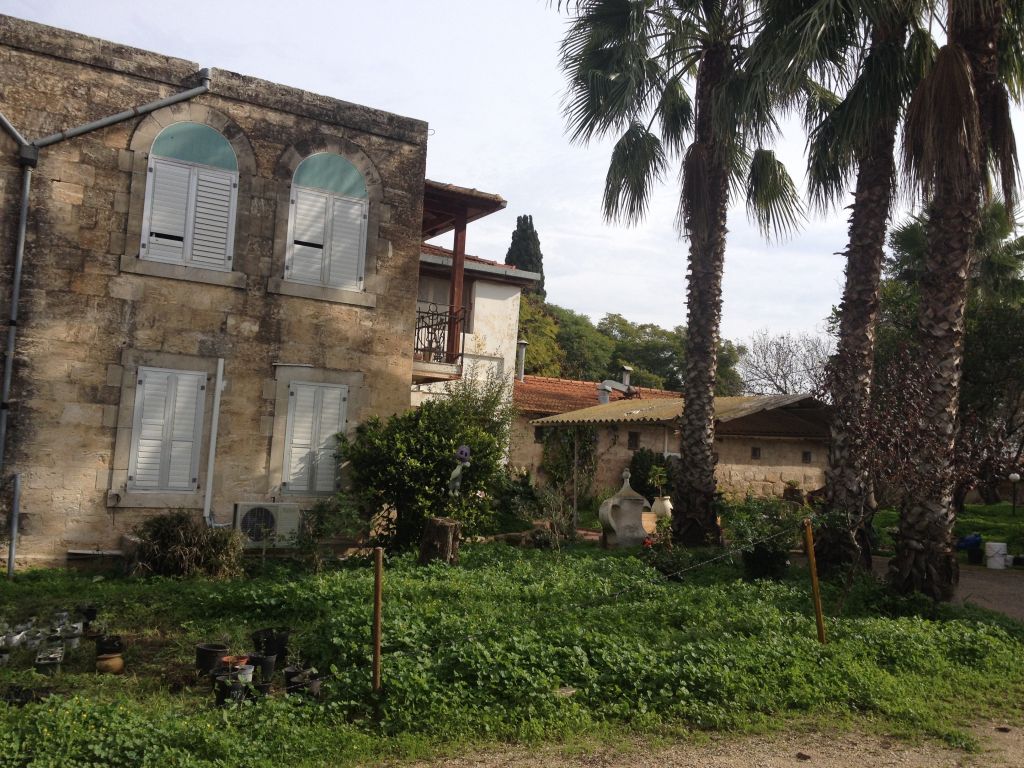 Two of the original Templar-era buildings used by Yossi Jaeger on his farm in Bethlehem of the Galilee (photo credit: Jessica Steinberg/Times of Israel) ome of the original Templer-era buildings used by Yossi Jaeger on his farm in Bethlehem of the Galilee (photo credit: Jessica Steinberg/Times of Israel)