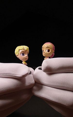 From 'Romeo and Juliet', as performed by Tiny Ninja Theater (photo credit: Xina Nicosia)