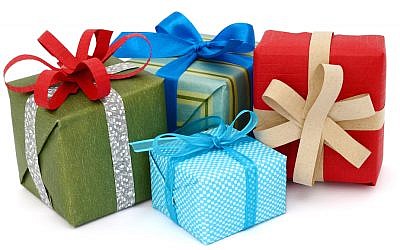 This year, consume less -- celebrate more. (Holiday Gifts image via Shutterstock)