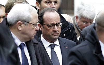 French President Francois Hollande (photo credit: AFP/KENZO TRIBOUILLARD) French President Francois Hollande (photo credit: AFP/KENZO TRIBOUILLARD)
