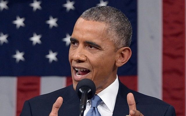 US President Barack Obama delivers the State of The Union address on January 20, 2015, at the US Capitol in Washington, DC. (Photo credit: AFP/POOL/MANDEL NGAN) US President Barack Obama delivers the State of The Union address on January 20, 2015, at the US Capitol in Washington, DC. (Photo credit: AFP/POOL/MANDEL NGAN)