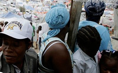 Haitian survivors of the earthquake that struck the island state five years ago.  (photo credit: ISRaid)