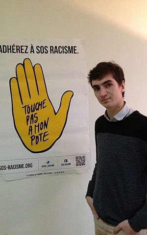 Etienne Allais, director general of SOS Racisme, at his office in northern Paris, January 13, 2015 photo credit: Elhanan Miller/Times of Israel Etienne Allais, director general of SOS Racisme, at his office in northern Paris, January 13, 2015 photo credit: Elhanan Miller/Times of Israel