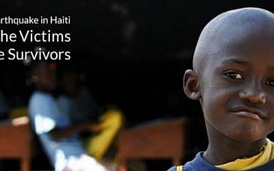 A Haitian survivor of the earthquake that struck the island state five years ago.  (photo credit: ISRaid)