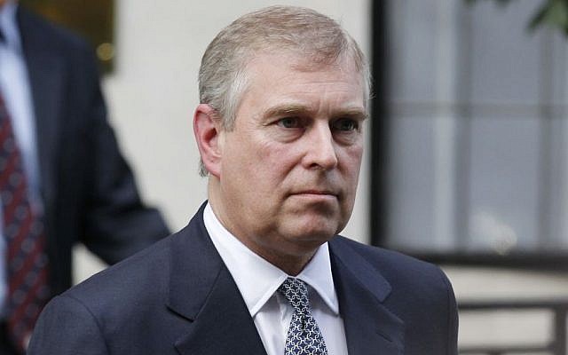 In this Wednesday, June 6, 2012 file photo, Britain's Prince Andrew leaves King Edward VII hospital in London after visiting his father Prince Philip. (AP/Sang Tan, File) In this Wednesday, June 6, 2012 file photo, Britain's Prince Andrew leaves King Edward VII hospital in London after visiting his father Prince Philip. (AP/Sang Tan, File)