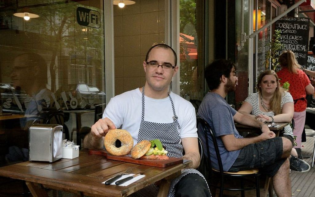 'What do you think Katz's Deli would say about this?' asks El Cuchitril owner Juan Pablo Gorman at his Buenos Aires cafe. (courtesy) 'What do you think Katz's Deli would say about this?' asks El Cuchitril owner Juan Pablo Gorman at his Buenos Aires cafe. (courtesy)