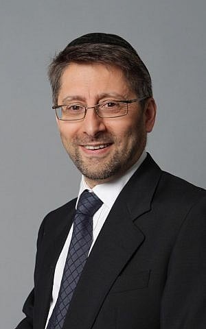 French Chief Rabbi Haim Korsia (Courtesy)