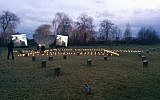 Illustrative photo: The Holocaust memorial at Terezin, Czech Republic on January 27, 2015 (Times of Israel/Marissa Newman)