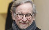 US film director Steven Spielberg arrives for a meeting with Holocaust survivors in Krakow, Poland last January. (photo credit: AP/Czarek Sokolowski)