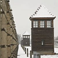 Barbed wire fences and guard towers surround the access road into the Birkenau Nazi death camp in Oswiecim, Poland, Monday, Jan. 26, 2015 (AP Photo/Czarek Sokolowski) Barbed wire fences and guard towers surround the access road into the Birkenau Nazi death camp in Oswiecim, Poland, Monday, Jan. 26, 2015 (AP Photo/Czarek Sokolowski)