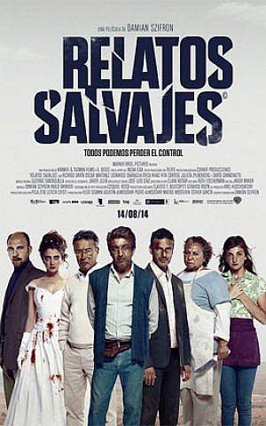 Spanish-language movie poster for 'Wild Tales.' (JTA)