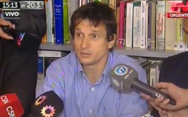 Diego Lagomarsino, January 28, 2015 (YouTube screenshot) Diego Lagomarsino, January 28, 2015 (YouTube screenshot)