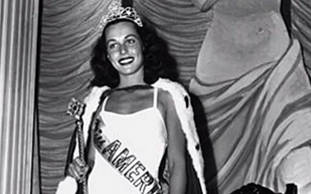 Bess Myerson, the first Jewish Miss America (screenshot: YouTube) Bess Myerson, the first Jewish Miss America (screenshot: YouTube)