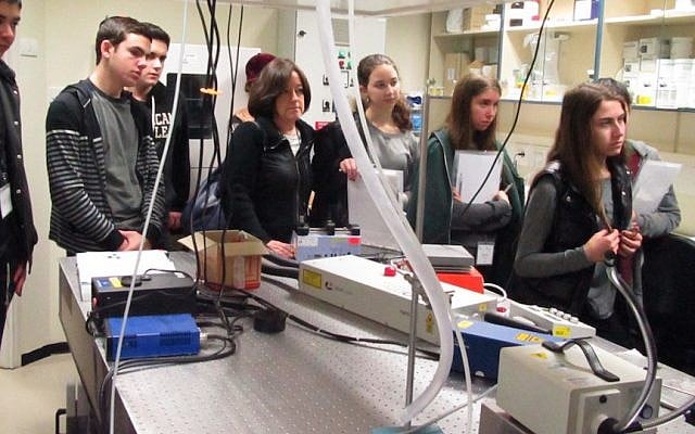Members of the CJIE group at the Technion (Photo credit: Courtesy) Members of the CJIE group at the Technion (Photo credit: Courtesy)