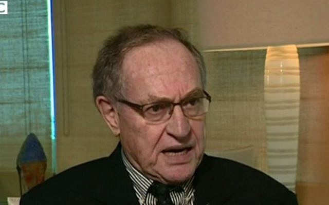 US attorney Alan Dershowitz, January 4, 2015 (screen capture: BBC)