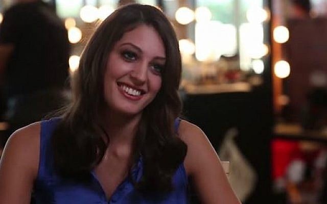 Miss Israel, Doron Matalon, speaking in a January 2015 interview. (screen capture: YouTube/Miss Universe) Miss Israel, Doron Matalon, speaking in a January 2015 interview. (screen capture: YouTube/Miss Universe)