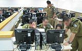 Cadets in the IDF Cyber Defense Unit course, June 10, 2013 (IDF Spokesperson's Unit)