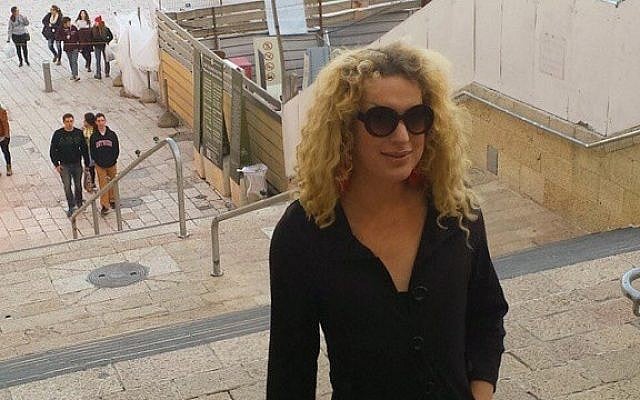 Kay Long at the Western Wall on Monday after modesty volunteers barred her from entering the women's section. (photo courtesy: Kay Long) Kay Long at the Western Wall on Monday after modesty volunteers barred her from entering the women's section. (photo courtesy: Kay Long)