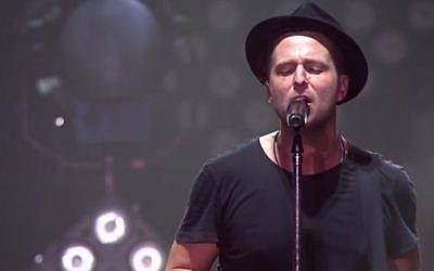 One Republic lead singer Ryan Tedder (photo credit: YouTube screenshot)