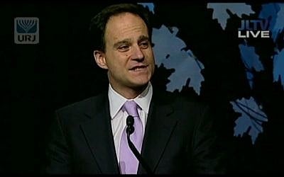 Rabbi Jonah Pesner (screen capture: YouTube)