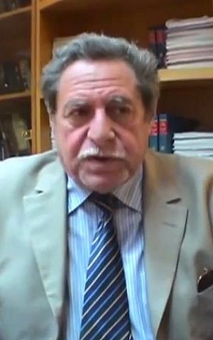Sammy Ghozlan, founder of France’s National Bureau for Vigilance Against Anti-Semitism (photo credit: YouTube screenshot) Sammy Ghozlan, founder of France’s National Bureau for Vigilance Against Anti-Semitism (photo credit: YouTube screenshot)