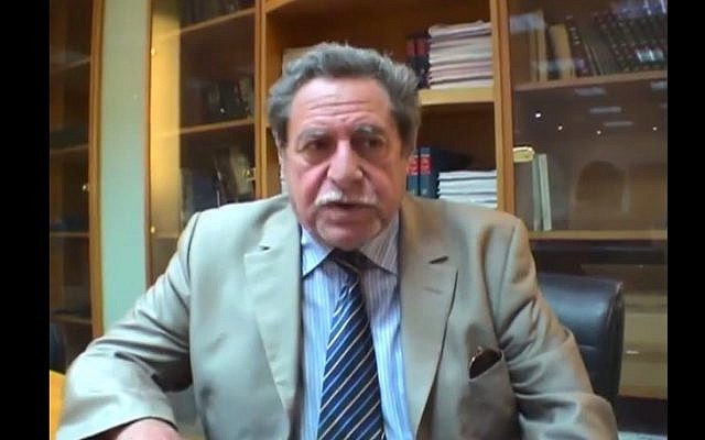 Sammy Ghozlan, founder of France’s National Bureau for Vigilance Against Anti-Semitism (YouTube screenshot) Sammy Ghozlan, founder of France’s National Bureau for Vigilance Against Anti-Semitism (YouTube screenshot)