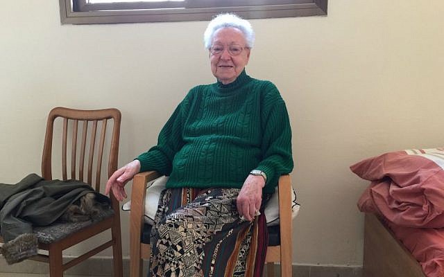 Sylvia Zicherman, a Holocaust survivor, lives in one of Reuth's senior homes. (photo credit: Debra Kamin/Times of Israel) Sylvia Zicherman, a Holocaust survivor, lives in one of Reuth's senior homes. (photo credit: Debra Kamin/Times of Israel)