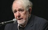 Israeli poet Natan Zach (screen capture: YouTube)
