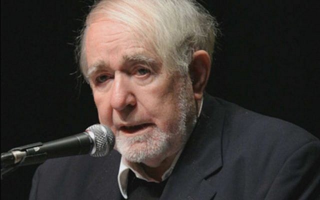 Israeli poet Natan Zach (screen capture: YouTube)
