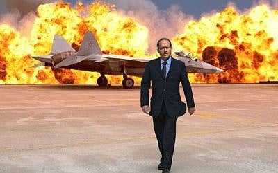Nir Barkat as counterterrorism agent meme. (Twitter) Nir Barkat as counterterrorism agent meme. (Twitter)