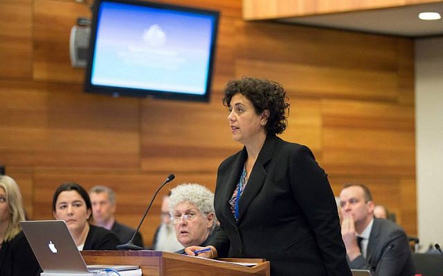 Maria Gerace testifies before the Royal Commission into Institutional Responses to Child Sexual Abuse on Feb. 2, 2015. Witnesses testified that Jewish leaders were aware of sexual abuse in Jewish schools for decades without reporting it to authorities. (photo credit: courtesy of the royal commission) Maria Gerace testifies before the Royal Commission into Institutional Responses to Child Sexual Abuse on Feb. 2, 2015. Witnesses testified that Jewish leaders were aware of sexual abuse in Jewish schools for decades without reporting it to authorities. (photo credit: courtesy of the royal commission)