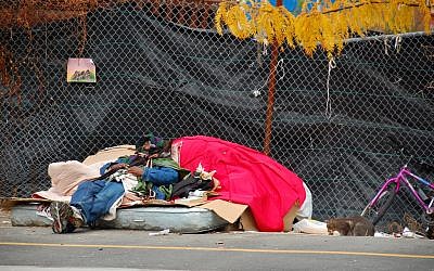 A homeless person in New York (illustrative photo: CC BY rduta/Flickr)