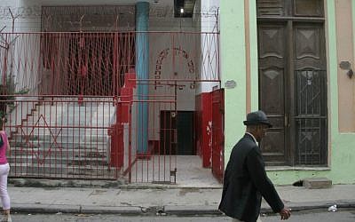 Chabad emissaries won't step foot in Havana's Orthodox synagogue, Adath Israel. (photo credit: Josh Tapper/JTA)