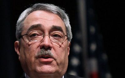 Rep. G.K. Butterfield, D-N.C. speaks on Capitol Hill in Washington. (photo credit: AP Photo/Lauren Victoria Burke, File)