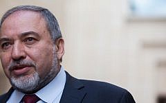 Foreign Minister and Yisrael Beytenu Chairman Avigdor Liberman (photo credit: Yonatan Sindel/Flash90)