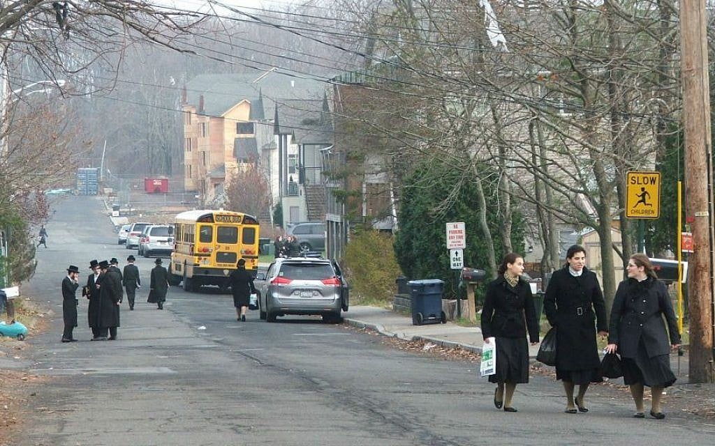 The town of New Square, an all-Hasidic village in Rockland County (Uriel Heilman/JTA) The town of New Square, an all-Hasidic village in Rockland County (Uriel Heilman/JTA)