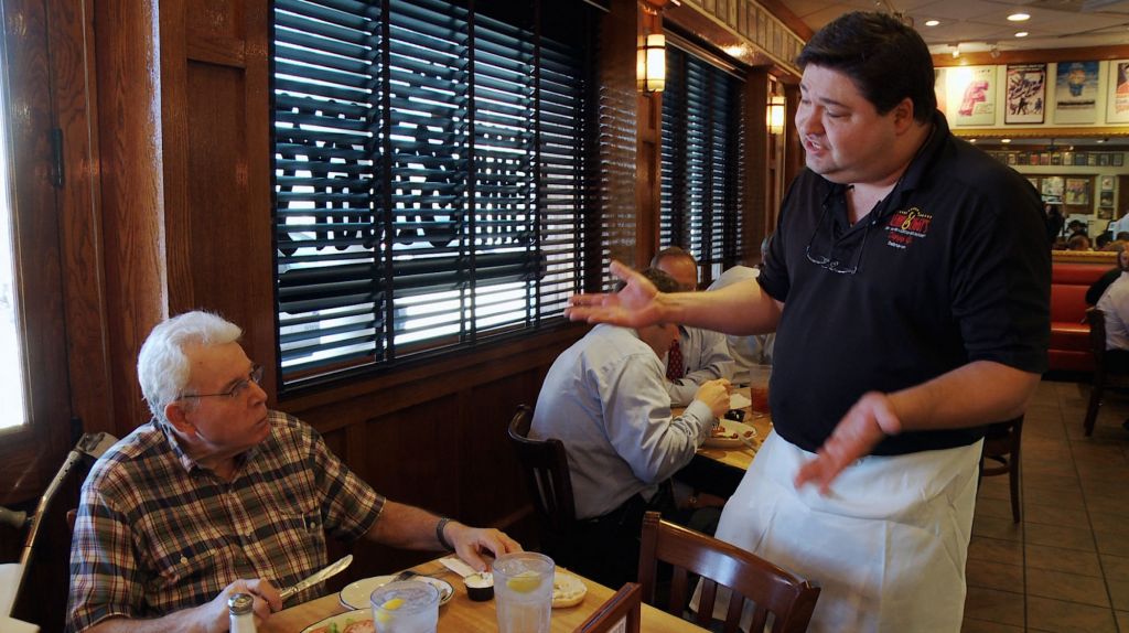 Ziggy Gruber, a macher in the Houston, Texas Jewish community, is one of the more 'purist' figures detailed in the movie. (courtesy Cohen Media Group)