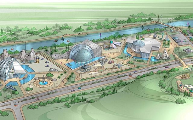Artist's rendition of the Ashdod Space Park (Photo credit: Courtesy) Artist's rendition of the Ashdod Space Park (Photo credit: Courtesy)