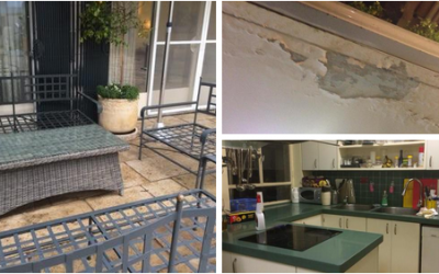 Photographs of Prime Minister Benjamin Netanyahu's residence from a meeting of Likud leaders on Feb. 11, 2015 were leaked to Army Radio. Some believe the photos were deliberately sent to the reporter to combat the recent attacks on the prime minister's luxury. (Screen capture: Ido Benjabi/Army Radio Twitter)