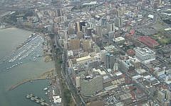 The South African city of Durban from above (photo credit: Wikimedia Commons, CC BY 2.0/Esther Dyson)