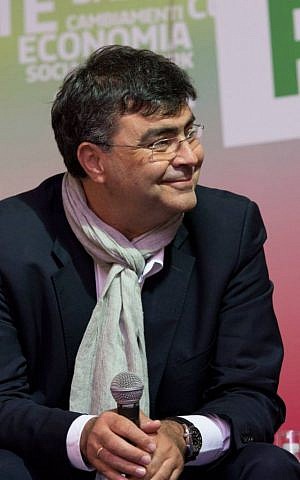 Italian Jewish MP Emanuele Fiano, a member of the center-left Democratic Party and son of a Holocaust survivor. (courtesy)