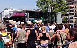 A parade in the German town of Braunschweig, 2013 (screen capture: YouTube/xiphoto)