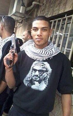 Jihad al-Jafari, 19, killed in a clash with IDF soldiers near Bethlehem on Tuesday, February 24, 2015 (photo via Twitter)