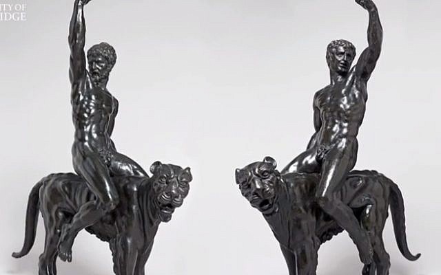 'Bacchants Riding On Panthers,' thought to be created by Michelangelo (screen capture: YouTube) 'Bacchants Riding On Panthers,' thought to be created by Michelangelo (screen capture: YouTube)
