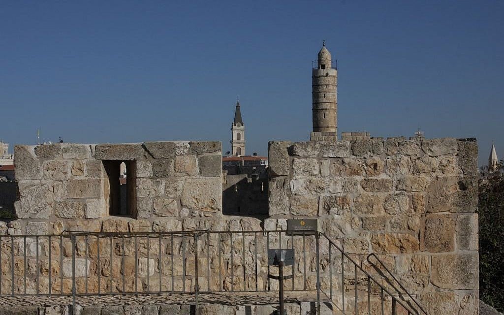 High on the ramparts surrounding the Old City of Jerusalem (photo credit: Shmuel Bar-Am)