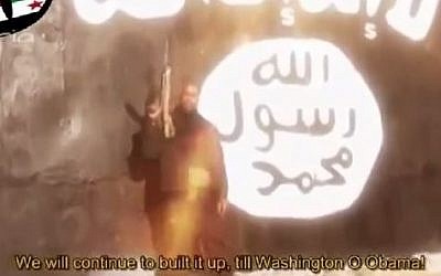 German former rapper Denis Cuspert who joined the Islamic State group. (screen capture: YouTube/BeingMomeen)
