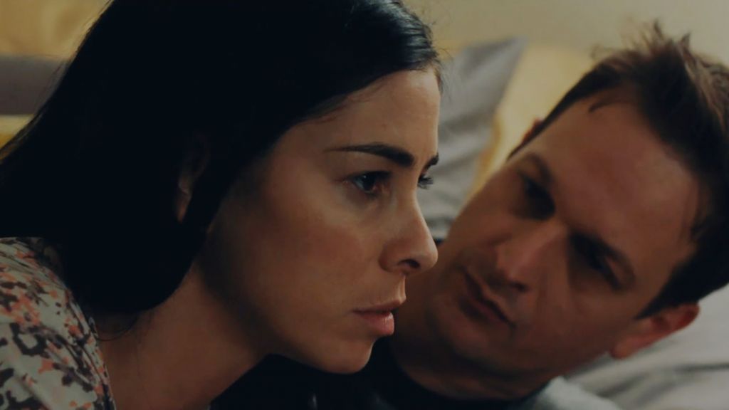 Sarah Silverman, shown here with co-star Josh Charles, aims to break out as a dramatic actress in 'I Smile Back.' (photo credit: Eric Lin/JTA) Sarah Silverman, shown here with co-star Josh Charles, aims to break out as a dramatic actress in 'I Smile Back.' (photo credit: Eric Lin/JTA)